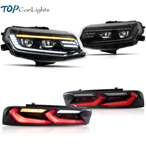 Faros LED VLAND + luces traseras LED rojas para Chevrolet Camaro 2016-2018 - Imagen 1 de 20