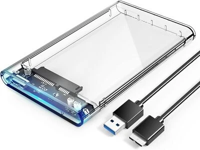 USB 3.0 Boîtier Externe pour Disque Dur 25" SATA III 6Gb/s pour HDD et SSD DE... - Image 1 of 4