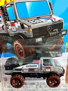 HOT WHEELS WALMART EXCLUSIVE ZAMAC SERIES MERCEDES-BENZ UNIMOG 1300L - Picture 1 of 2