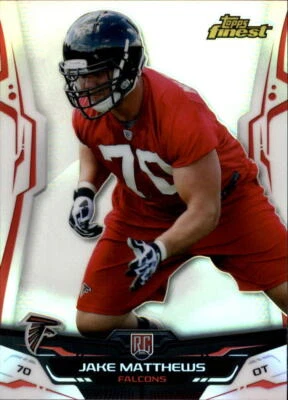 2014 Finest Refractors #136 Jake Matthews - NM-MT - Image 1 of 2