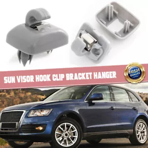 Soporte de gancho con clip para visera de sol 8U0857562 para Audi A3 S3 A4 S4 A5 S5 Q3 Q5 S4 S5 TT - Imagen 1 de 8