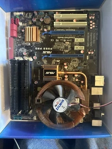 ASUS P5E3 Pro Motherboard x48 + Core 2 Quad 8x00 + Corsair Heatsink 8GB 1600Mhz - Picture 1 of 8