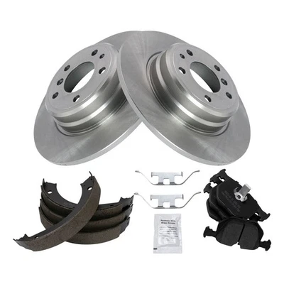 Rear Brake Pad & Rotor Kit Fits 1995-2001 BMW 740i 740iL - Image 1 of 4