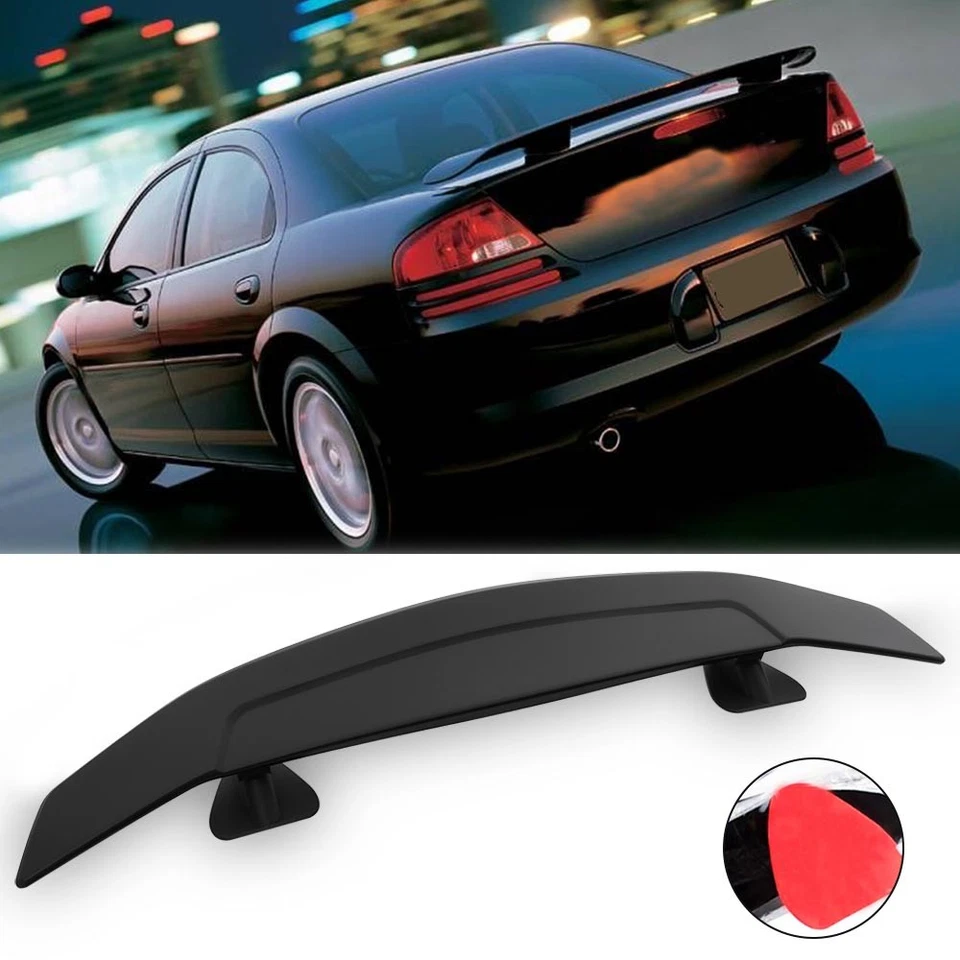 46" Matte Black Rear Trunk Spoiler Wing GT Style Racing For Dodge Stratus 95-06 Foto 1 de 4