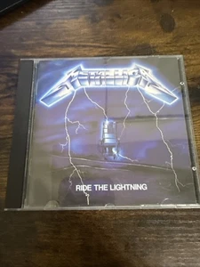 Ride The Lightning - Metallica (CD, 1984) -- (Damaged / Cracked Case) -- Elektra - Picture 1 of 6