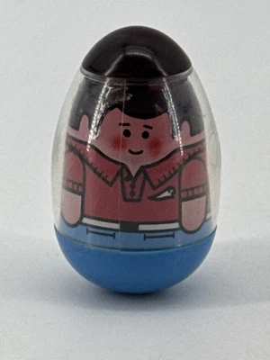 Hasbro Weebles Western Cowboy Papá 1974 figura niño moreno Foto 1 de 4