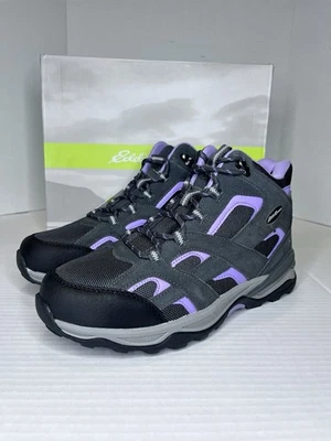 Eddie Bauer San Juan Womens Size 11W Suede & Mesh Hiking Boot Black & Purple - Image 1 of 4