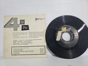 PAT BOONE FOUR BY PAT 45 RPM EN MUY BUEN ESTADO+ H11 - Imagen 1 de 2