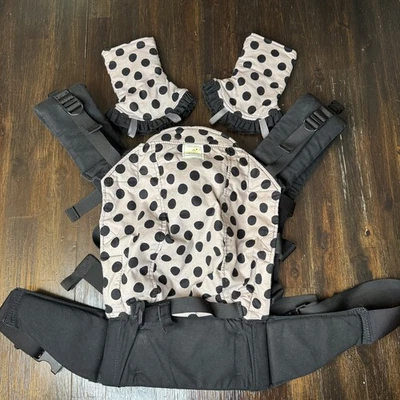 KinderPack Portabebés Estándar Pack Hecho en EE. UU. Polka Noir Negro Gris Lunares Foto 1 de 4