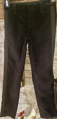 Pantalones Gap Niños Niñas Talla 10 Ajustados Negro Terciopelo Terciopelo Cintura Ajustable Foto 1 de 2