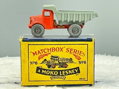 Camión de cantera Matchbox Lesney #6A, como nuevo en caja todo original Foto 1 de 4