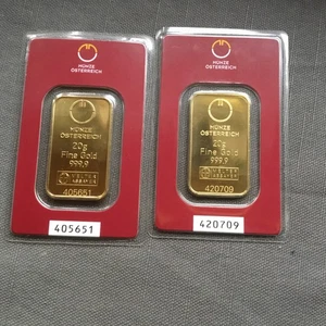 Goldbarren 20 Gr Echtheit Garantiert In Pfister - Bild 1 von 2