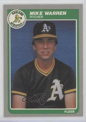 1985 Fleer Mike Warren #435 - Image 1 of 2