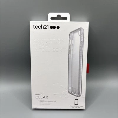 iPhone 6 Plus or 6S Plus | Tech 21 Impact Clear Hardshell Case - Image 1 of 3