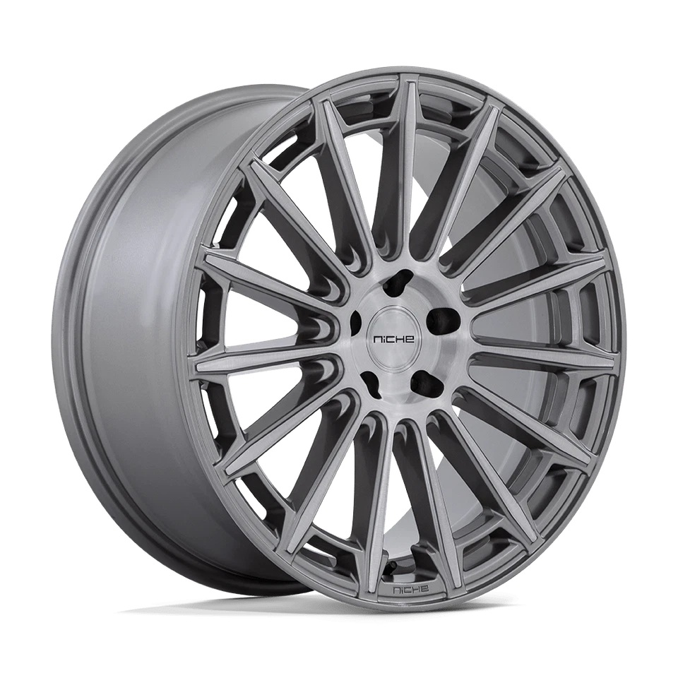 Rueda 20x9 Nicho M276 Amalfi Platinum 5x120 (35 mm) Foto 1 de 4
