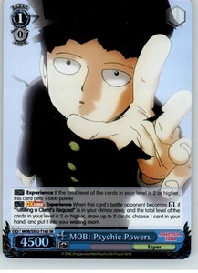 MOB: Psychic Powers (SR) - #MOB/SX02-T16S SR - bianco nero - quasi nuovo - Foto 1 di 2