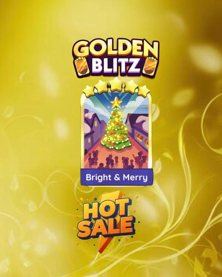 Golden Blitz - Toque festivo - Monopoly go  Foto 1 de 1