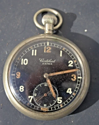 POCKET WATCH G.S. - CORTEBERT EXTRA  SWISS MADE - WORKING GOOD TIMEKEEPER - Image 1 of 3