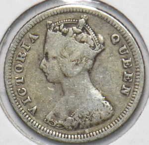 Hong Kong 1889 10 Cents 192909 combine shipping - Picture 1 of 2