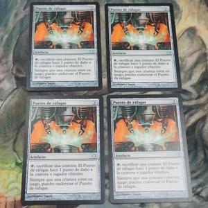 4X Blasting Station Fifth Dawn MTG Magic The Gathering Playset SPANISH NM - Picture 1 of 2
