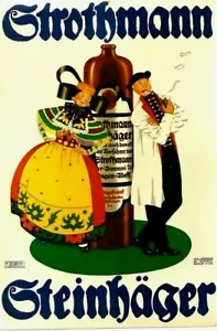 Original Vintage Poster STROTHMANN STEINHAGER MISBRANDY 1916 - Bild 1 von 1