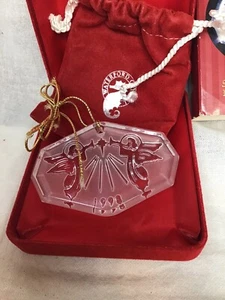 Waterford Crystal 1998 Songs Of Christmas Hark The Herald Angels Sing Ornament - Picture 1 of 9