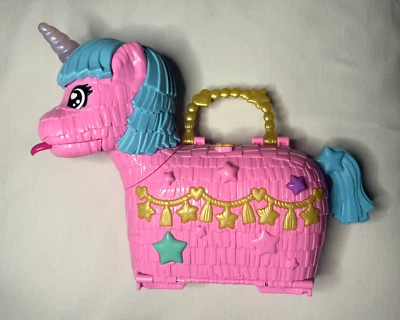 Conjunto Partyland 2023 Mattel Polly Pocket 35º Aniversário Unicórnio - Imagem 1 de 4