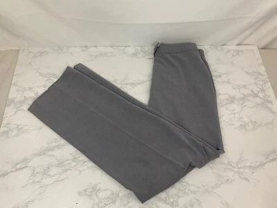 Stonebridge Womens Dress Pants Sz 8P Petite Gray Straight Leg Flat Front L Foto 1 de 4