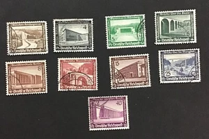 Germany 1936 XF Used Sc#B93-101, Complete Set , (W43) - Picture 1 of 2