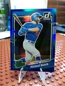 2023 Panini Donruss Blue Foil #74 Michael Busch Rated Prospect Dodgers - Picture 1 of 2