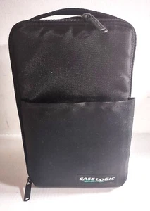 Case Logic Black 15 PS1/CD/DVD Carrying Case Zipper Storage Tote Front Pouch - Picture 1 of 2