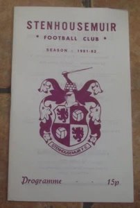 1981-82 (Oct) Stenhousemuir v Meadowbank Thistle - Scottish Division Two - Picture 1 of 2