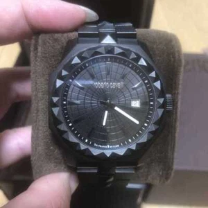 Roberto Cavalli by FRANCK MULLER Quartz All Black Watch Near Mint #ME08 - Picture 1 of 6