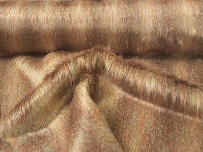 Webpelz Langhaar Bunt kuschelig Kunstfell Stoff Fell Pelz Deko Bezug HNX4063-2S - Bild 1 von 2