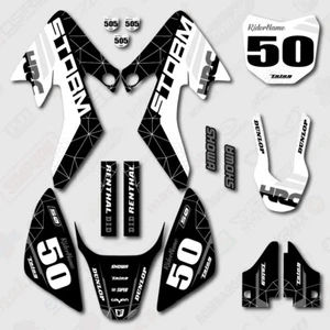 Kit de gráficos Storm Racing gris se adapta a 50 calcomanías Honda Crf50 CRF 13-25 - Imagen 1 de 5