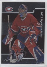 2001-02 ITG Be A Player Signature Series Spring Expo /10 Jeff Hackett #161