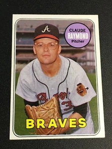 F59002 1969 Topps #446 Claude Raymond Braves - Bild 1 von 2