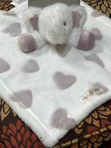 Decke Beyond SECURITY Elefant WEISSER PELZIGER KOPF LILA IN OHREN ARME HERZEN NEU - Bild 1 von 5