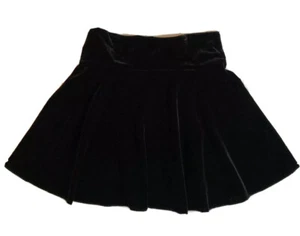 Talbots Kids Girls Black Soft Velvet Holiday Circle Fancy Party Skirt Sz 5 NWOT - Picture 1 of 1