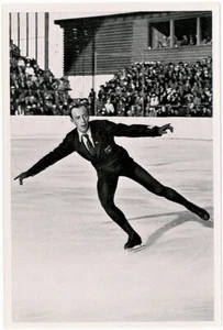 German Figure Skater Ernst Baier 1936 Winter Olympics orig German Collector Card - Picture 1 of 2