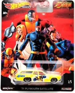 Hot Wheels Pop Culture Marvel X-Men 1971 Ply. Satelite Wagon yellow gry8spkRR's - Picture 1 of 4