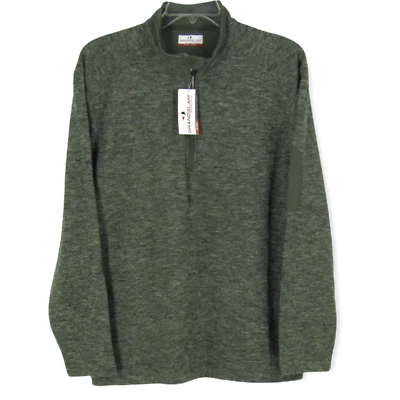 Grand Slam Performance Green 1/2 Zip Long Sleeve Sweater Jacket Knit XL - Image 1 of 4