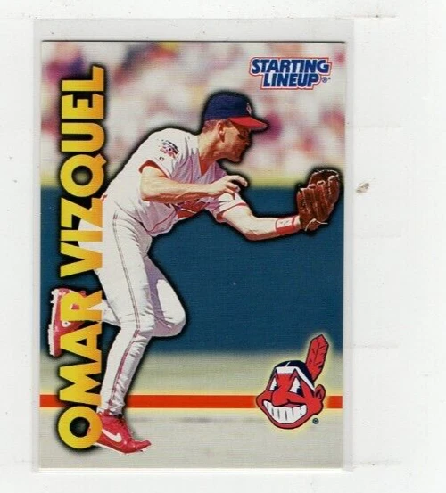 1999 Omar Vizquel Starting Lineup Card RARE Free Shipping (D-1462) - Image 1 of 1