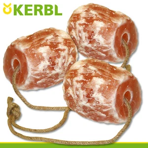 Kerbl 3x 1,75kg Leckstein aus Bergkristallsalz Mineralien Nährstoffe Pferde Kühe - Bild 1 von 1