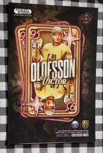 Victor Olofsson Signed Vegas Golden Knights Game Day Poster - Picture 1 of 1