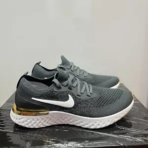 🔥 Size 6.5M/ 8W - Nike Epic React Flyknit 2 Black Gold AJ7283-994 NEW NO BOX - Picture 1 of 11