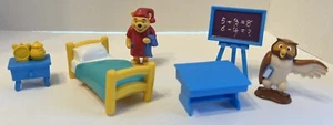 Vintage 90s Mattel Winnie The Pooh Bedtime & Learning w Owl Playsets - Picture 1 of 5