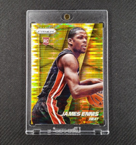 2014-15 Panini Prizm #274 James Ennis RC Rookie Gold Pulsar 04/10 SSP HEAT!