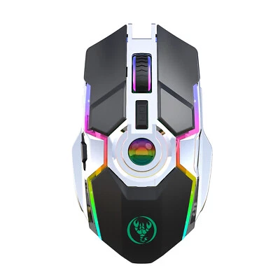 Professional Wireless Gaming Mouse 2400DPI LED Optical RGB For PC laptop Gamer - Image 1 of 4