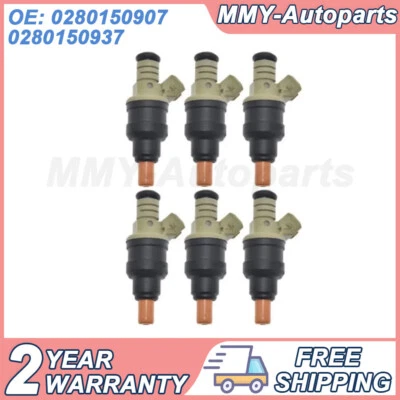 6 piezas inyectores de combustible 0280150907 para Ford F-150 F-250 4,9 L 3,0 L V6 I6 1990-1995 Foto 1 de 4
